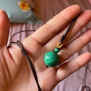 Malachite necklace